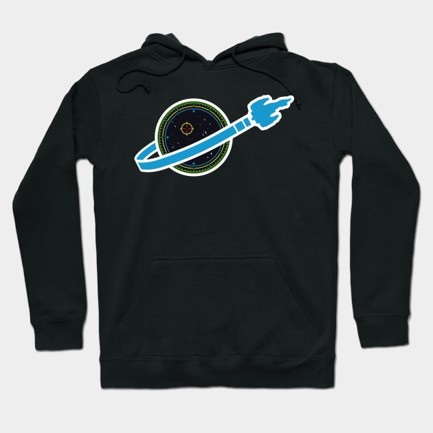 The Last Spaceship Hoodie by DCLawrenceUK